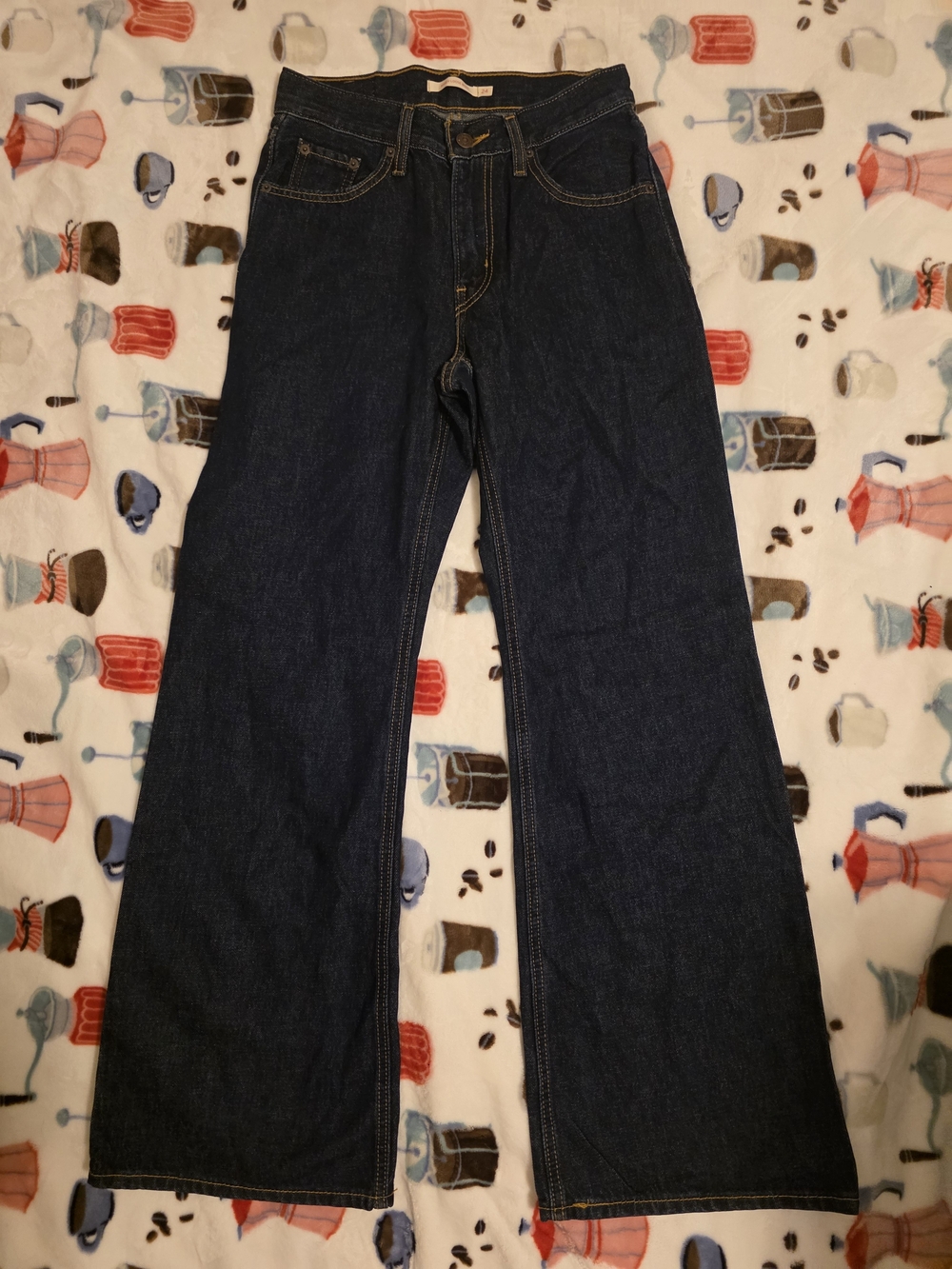 Levi’s Middy Loose Bootcut Jeans - Dark Wash Blue (Size 24) NWT